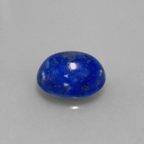 Lapislázuli azul natural de 3,50 ct, corte óvalo, opaco