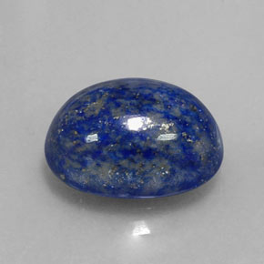 Lapislázuli azul natural de 6,40 ct, corte óvalo, opaco
