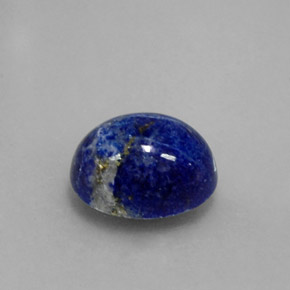 Lapislázuli azul natural de 4,35 ct, corte óvalo, opaco