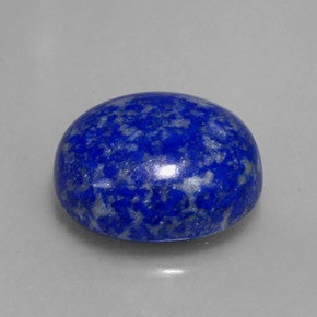 Lapislázuli azul natural de 8,81 ct, corte óvalo, opaco