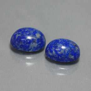 Gemas de lapislázuli azul natural de  ct, corte óvalo, opaco