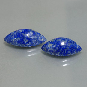 Gemas de lapislázuli azul natural de  ct, marquesa, opaco