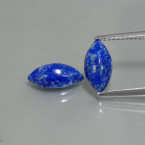 Gemas de lapislázuli azul natural de  ct, marquesa, opaco