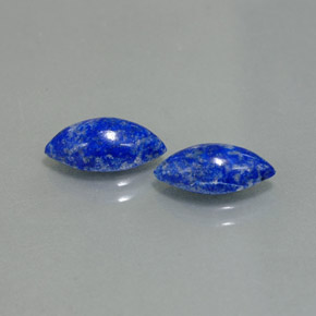 Gemas de lapislázuli azul natural de  ct, marquesa, opaco