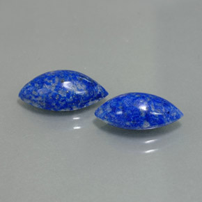 Gemas de lapislázuli azul natural de  ct, marquesa, opaco
