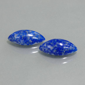 Gemas de lapislázuli azul natural de  ct, marquesa, opaco