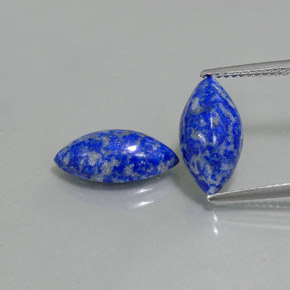 Gemas de lapislázuli azul natural de  ct, marquesa, opaco