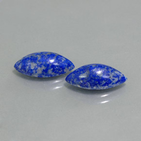 Gemas de lapislázuli azul natural de  ct, marquesa, opaco