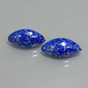 Gemas de lapislázuli azul natural de  ct, marquesa, opaco