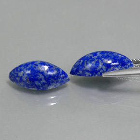 Gemas de lapislázuli azul natural de  ct, marquesa, opaco
