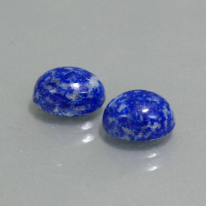 Gemas de lapislázuli azul natural de  ct, corte óvalo, opaco