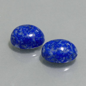 Gemas de lapislázuli azul natural de  ct, corte óvalo, opaco
