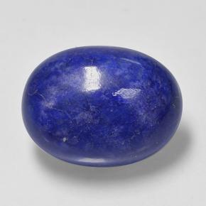Lapislázuli azul natural de 9,84 ct, corte óvalo, opaco