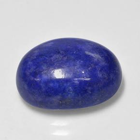 Lapislázuli azul natural de 9,84 ct, corte óvalo, opaco