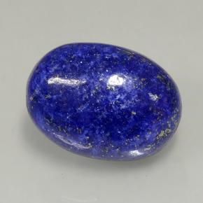 Lapislázuli azul natural de 11,90 ct, corte óvalo, opaco