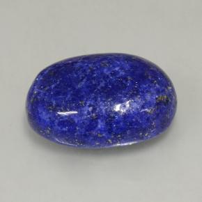 Lapislázuli azul natural de 11,90 ct, corte óvalo, opaco