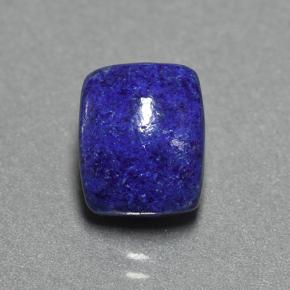 Lapislázuli Azul oscuro natural de 4.68 ct, Corte Cojín, Opaco