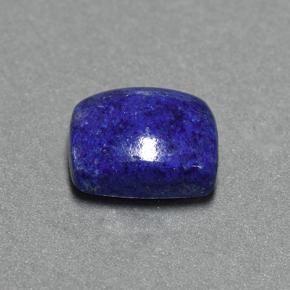 Lapislázuli Azul oscuro natural de 4.68 ct, Corte Cojín, Opaco