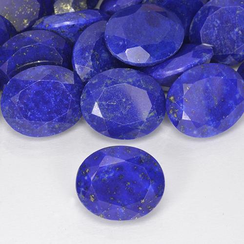 Lapislázuli Azul marino intenso natural de 4.33 ct, Ovalada, Opaco