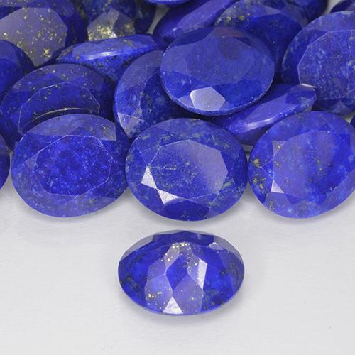 Lapislázuli Azul marino intenso natural de 4.33 ct, Ovalada, Opaco