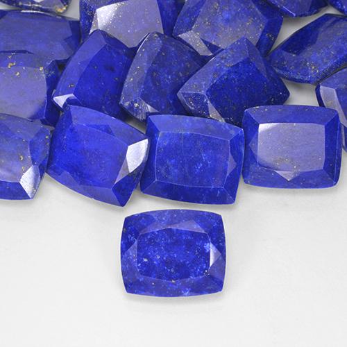 Lapislázuli Azul marino intenso natural de 4.99 ct, Forma Cojín, Opaco