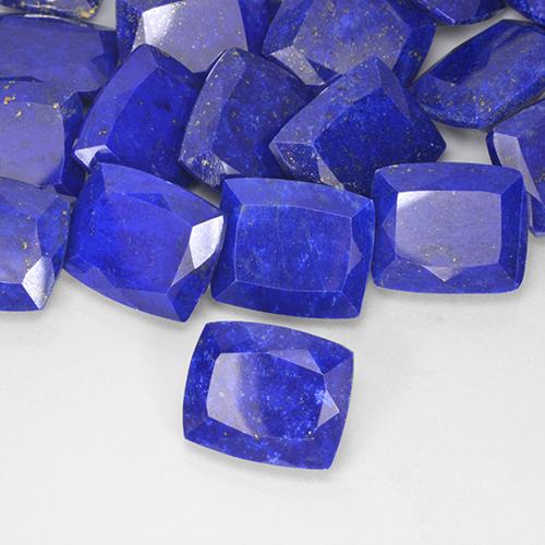 Lapislázuli Azul marino intenso natural de 4.99 ct, Forma Cojín, Opaco