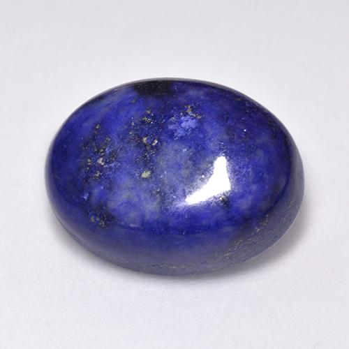 Lapislázuli azul natural de 11,97 ct, corte óvalo, opaco
