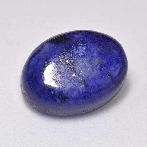 Lapislázuli azul natural de 11,97 ct, corte óvalo, opaco