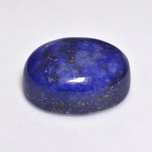 Lapislázuli azul natural de 11,97 ct, corte óvalo, opaco