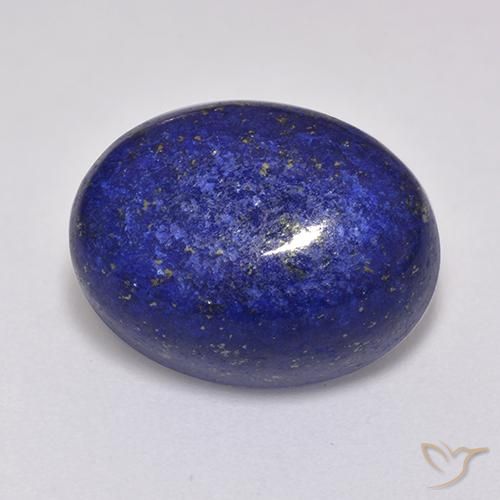 Lapislázuli Azul marino natural de 13.19 ct, Ovalada, Opaco