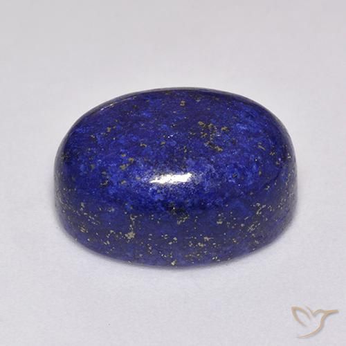 Lapislázuli Azul marino natural de 13.19 ct, Ovalada, Opaco
