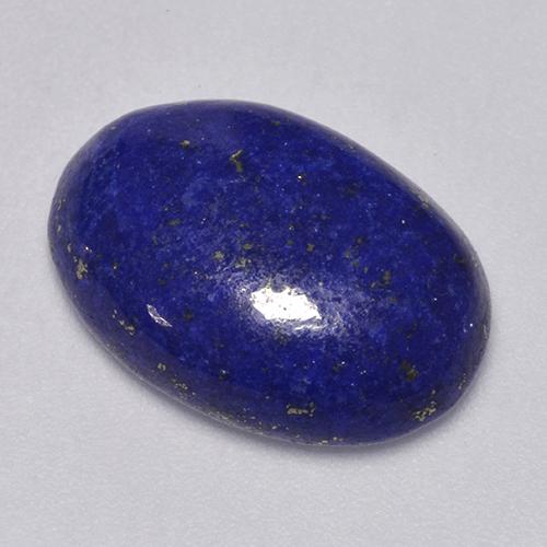 Lapislázuli Azul oscuro natural de 8.67 ct, Corte Óvalo, Opaco
