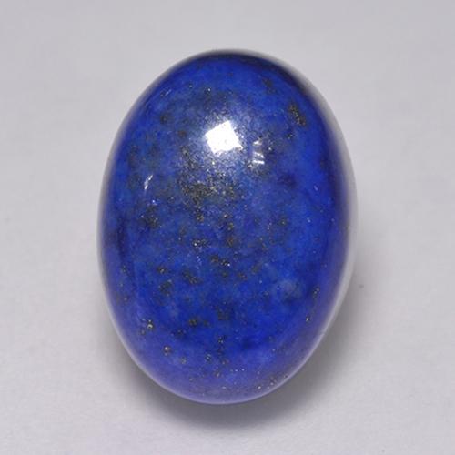 Lapislázuli azul natural de 9,80 ct, corte óvalo, opaco