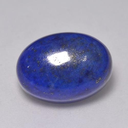 Lapislázuli azul natural de 9,80 ct, corte óvalo, opaco
