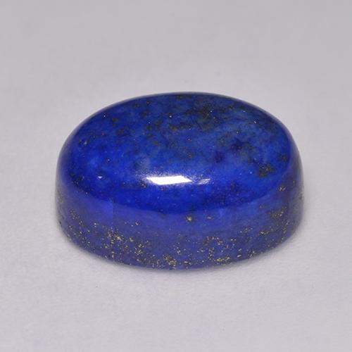 Lapislázuli azul natural de 9,80 ct, corte óvalo, opaco
