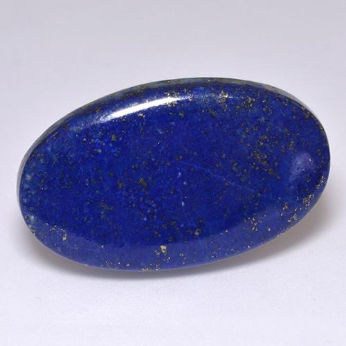 Lapislázuli azul natural de 39,54 ct, corte óvalo, opaco