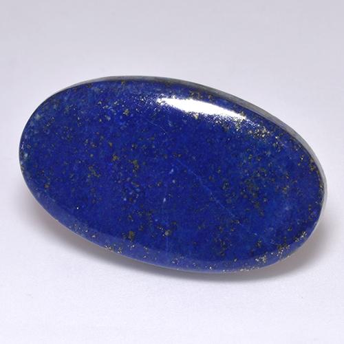 Lapislázuli azul natural de 39,54 ct, corte óvalo, opaco