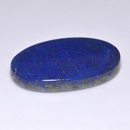 Lapislázuli azul natural de 39,54 ct, corte óvalo, opaco