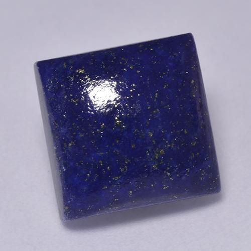 Lapislázuli Azul oscuro natural de 6.61 ct, Cuadrado, Opaco