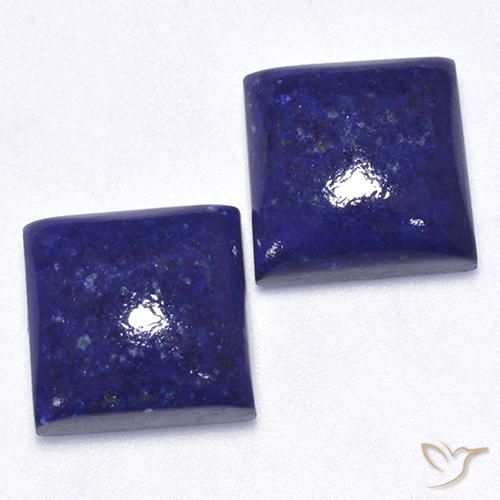 Gemas de Lapislázuli Azul muy intenso natural de 13.02 ct, Cuadrado, Opaco
