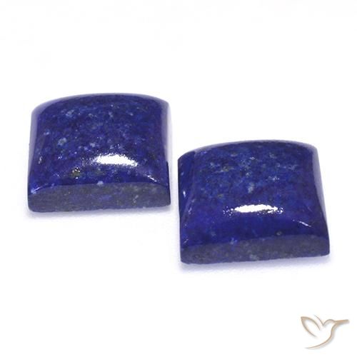 Gemas de Lapislázuli Azul muy intenso natural de 13.02 ct, Cuadrado, Opaco