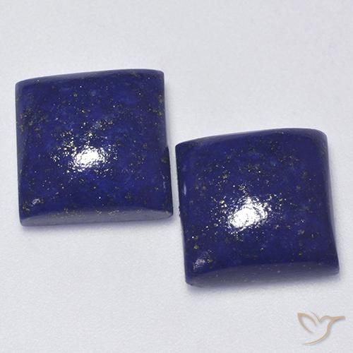 13.42ctw Natural Azul muy intenso Lapislázuli, Cuadrado, Opaco