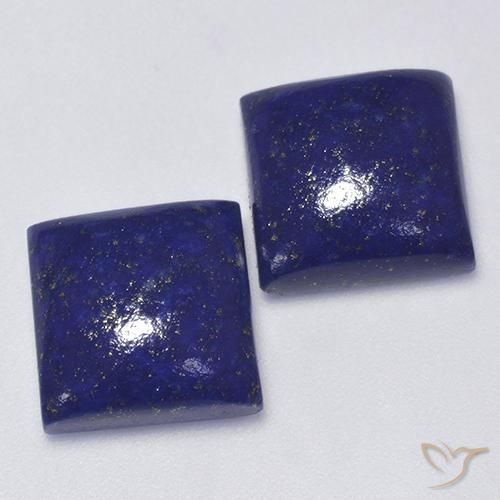 Gemas de Lapislázuli Azul muy intenso natural de 13.42 ct, Cuadrado, Opaco