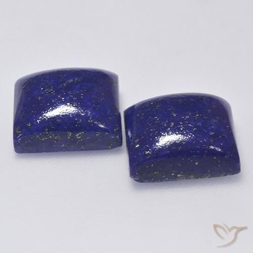 Gemas de Lapislázuli Azul muy intenso natural de 13.42 ct, Cuadrado, Opaco