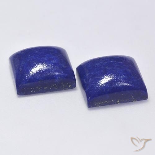 Gemas de Lapislázuli Azul muy intenso natural de 14.15 ct, Cuadrado, Opaco