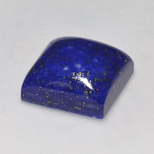 Lapislázuli azul natural de 7,97 ct, cuadrado, opaco