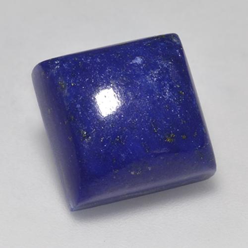 Lapislázuli azul natural de 9,40 ct, cuadrado, opaco
