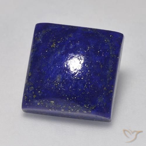 Lapislázuli Azul muy intenso natural de 7.14 ct, Cuadrado, Opaco