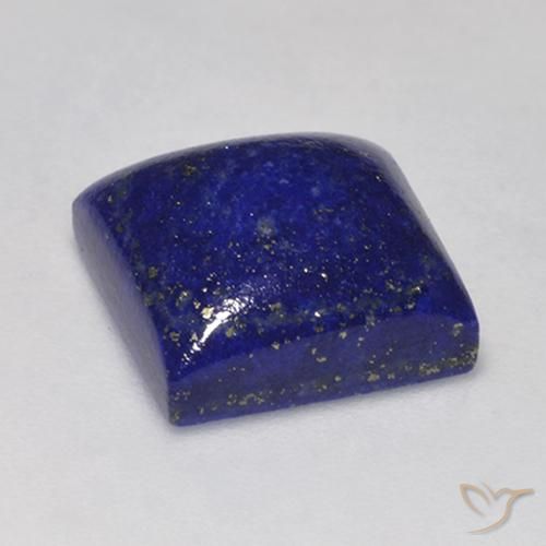 Lapislázuli Azul muy intenso natural de 7.14 ct, Cuadrado, Opaco