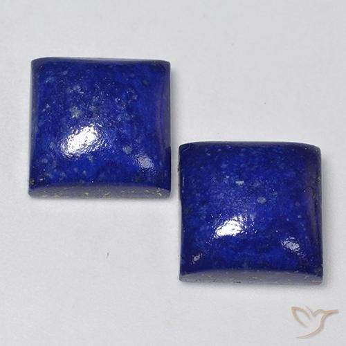 13.70ctw Natural Azul marino intenso Lapislázuli, Cuadrado, Opaco